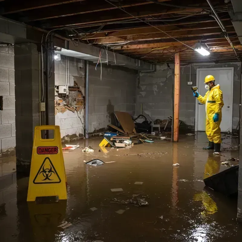 Flooded Basement Electrical Hazard in Gunbarrel, CO Property